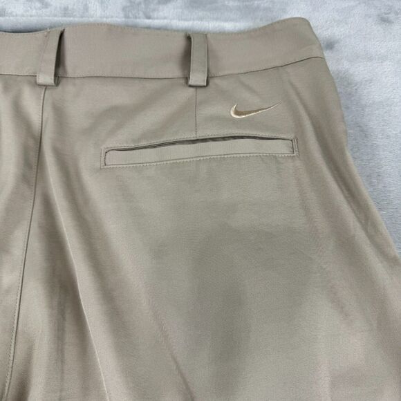 Nike Golf Pants Mens 34x31 Khaki Dri-FIT Training Stretch Wide Leg Lightweight - Picture 7 of 15